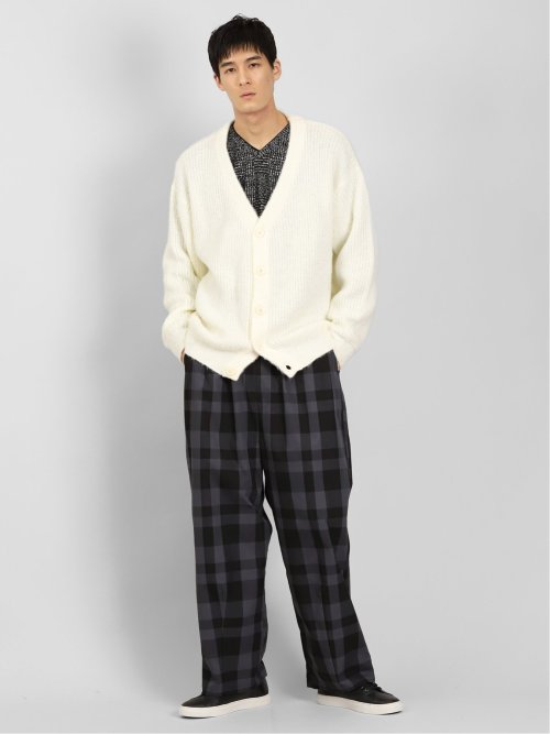 ウォッシャブル モヘアライク BIGニットカーディガン