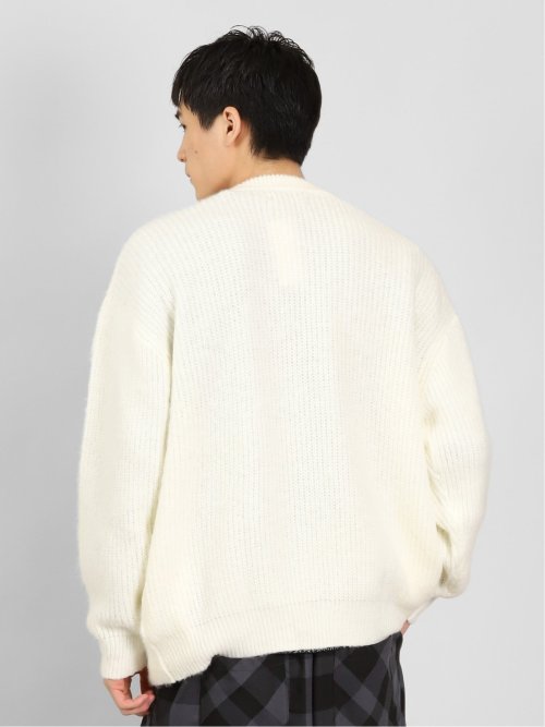 ウォッシャブル モヘアライク BIGニットカーディガン