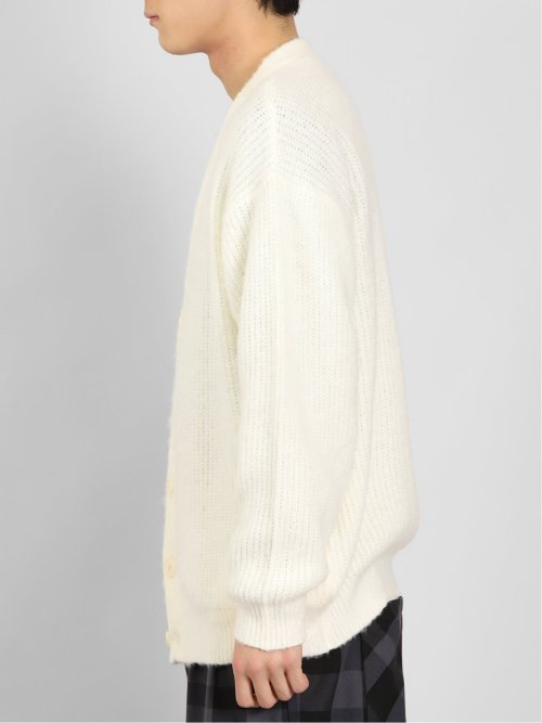 ウォッシャブル モヘアライク BIGニットカーディガン