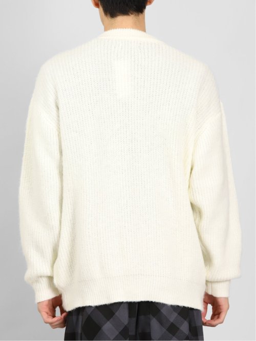 ウォッシャブル モヘアライク BIGニットカーディガン