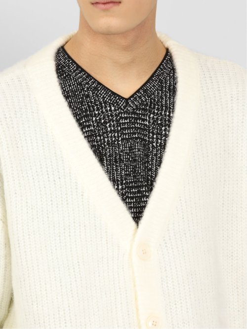 ウォッシャブル モヘアライク BIGニットカーディガン