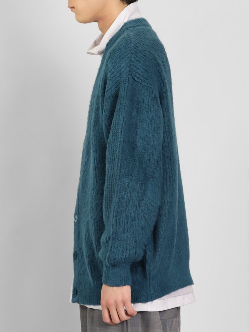 ウォッシャブル モヘアライク BIGニットカーディガン