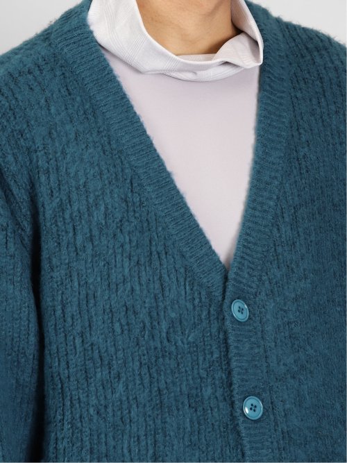 ウォッシャブル モヘアライク BIGニットカーディガン