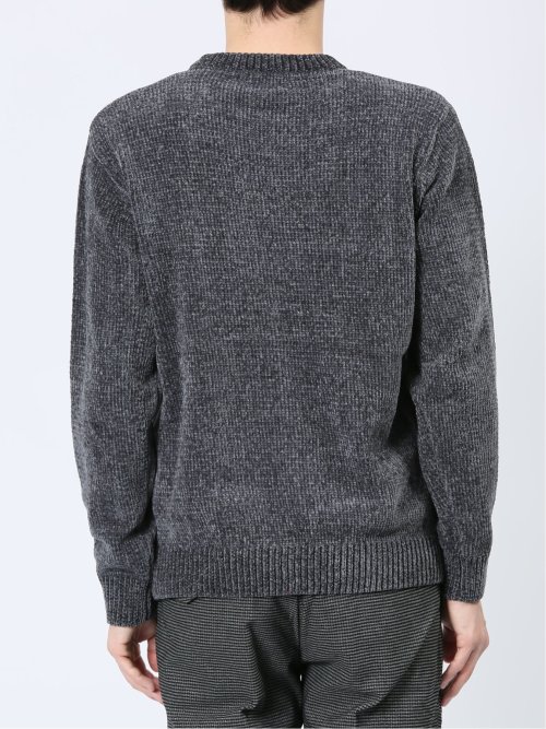 モールジャガード モックネックニット