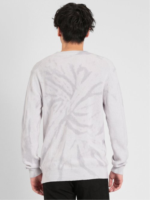 綿100% タイダイ クルーニット