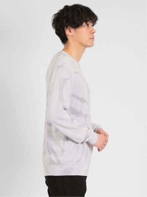 綿100% タイダイ クルーニット