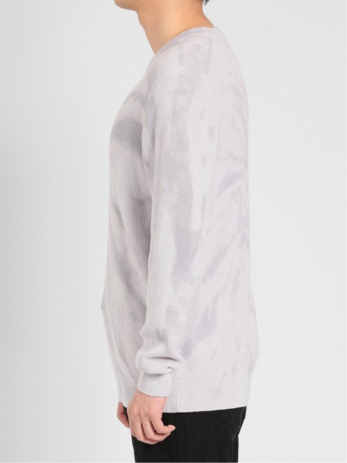 綿100% タイダイ クルーニット