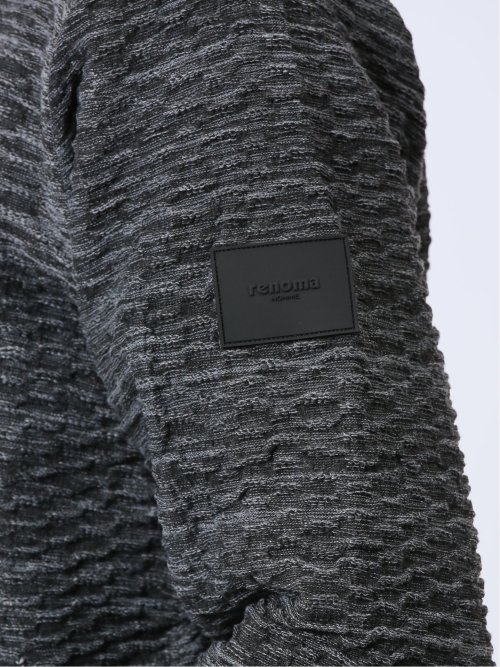 ジャガード スタンドニットアウター