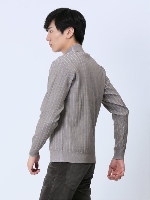 プレーティング モックネック ニット