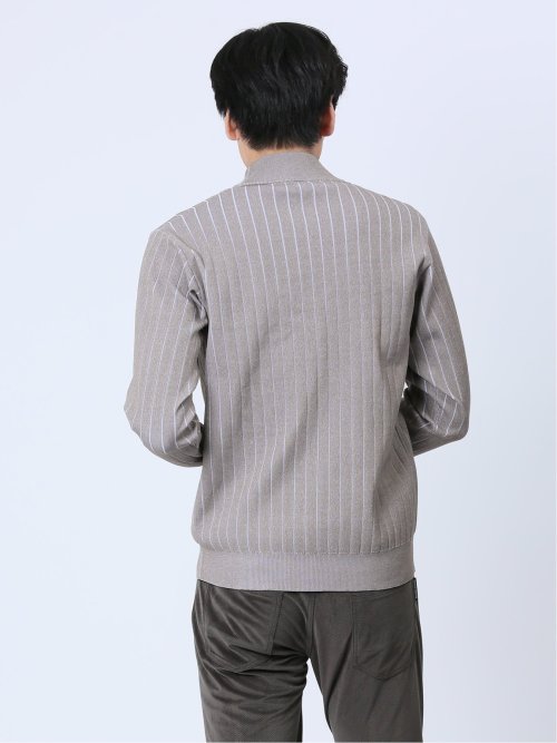 プレーティング モックネック ニット