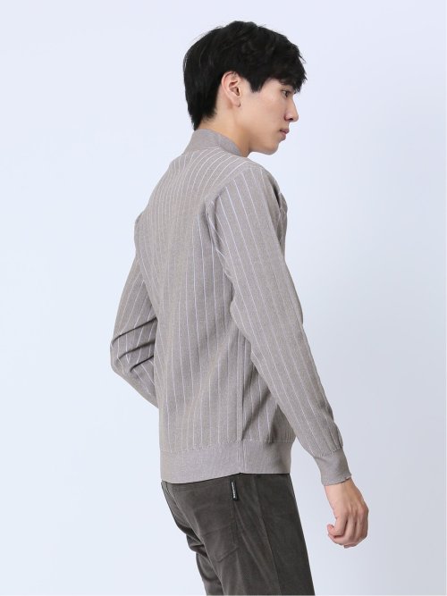 プレーティング モックネック ニット