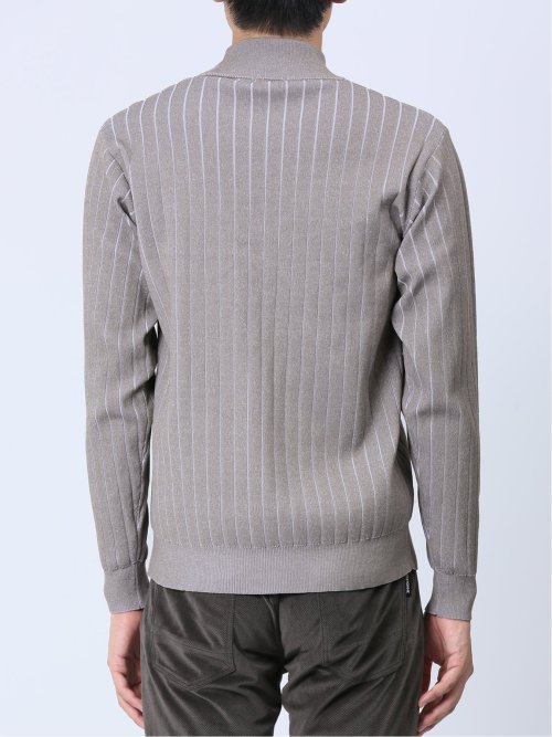 プレーティング モックネック ニット