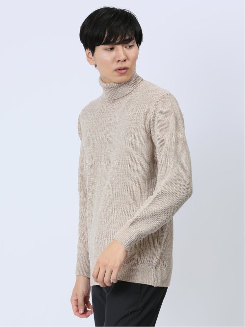 ミックスヤーン タートルニット