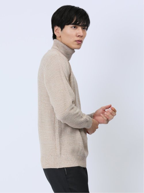 ミックスヤーン タートルニット