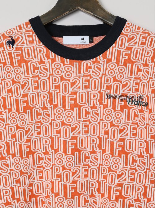 【大きいサイズ】ルコックスポルティフ ゴルフ/le coq sportif GOLF ジャガード クルーニット