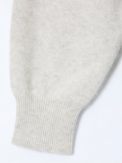 【大きいサイズ】グランバック/GRAND-BACK カシミヤ100% ジャカード クルーニット