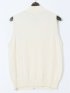 【大きいサイズ】グランバック/GRAND-BACK カシミヤ100% フルジップ ニットベスト
