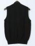 【大きいサイズ】グランバック/GRAND-BACK カシミヤ100% フルジップ ニットベスト