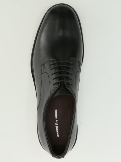 外羽根プレーントゥ ダービーシューズ