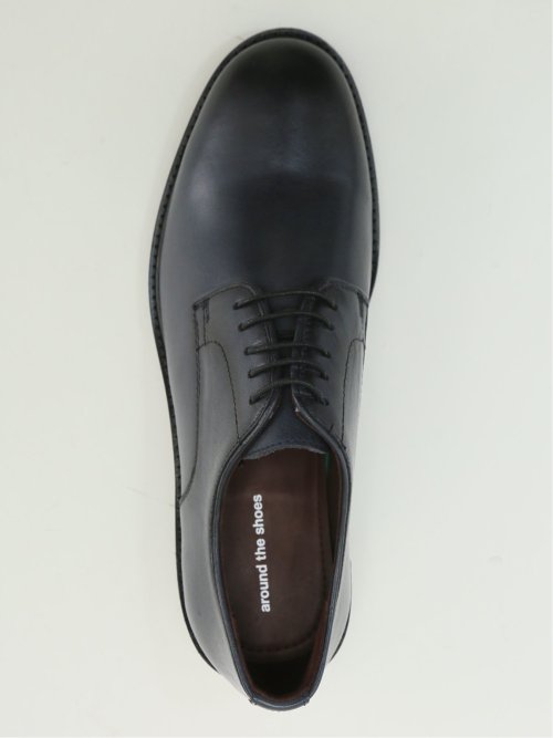 外羽根プレーントゥ ダービーシューズ