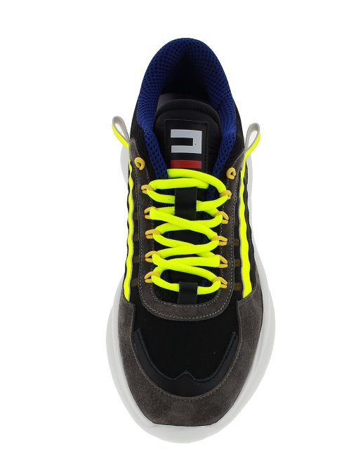 REW オーバーサイズ コンビスニーカー