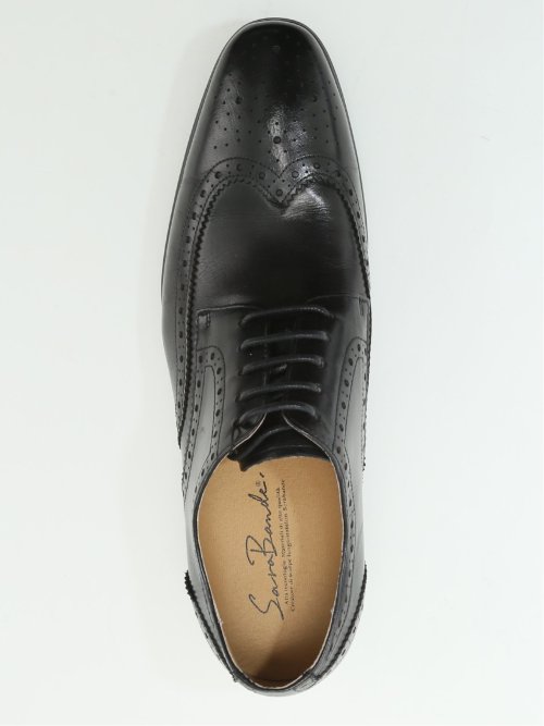 SARABANDE/サラバンド 外羽根ウィングチップ ドレスシューズ(40.0 05黒