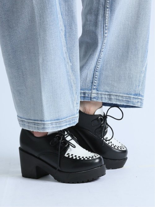 【レディース】インターレース デザインブーツ