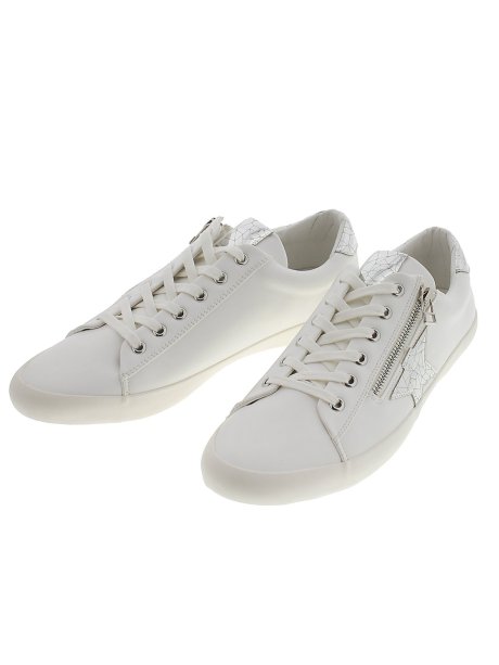 メタルファスナースニーカー 36 0 01白 シューズ Taka Q Online Shop タカキューオンラインショップ 公式通販