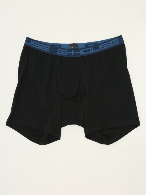 【大きいサイズ】ストレッチ 綿混 3分丈 前開き ボクサーパンツ