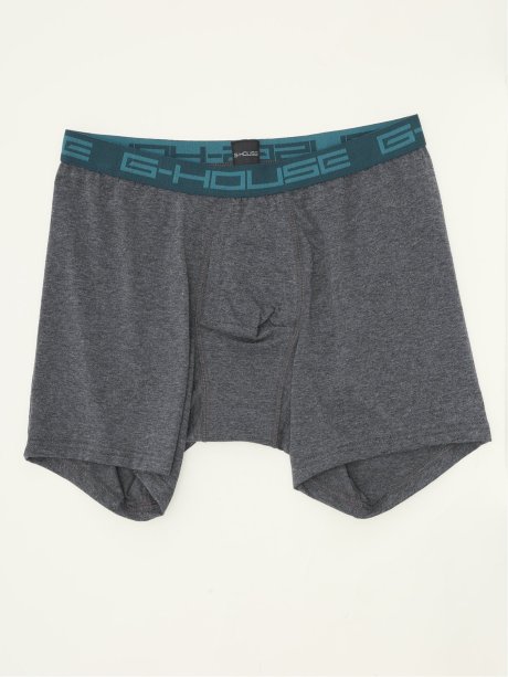 【大きいサイズ】ストレッチ 綿混 3分丈 前開き ボクサーパンツ