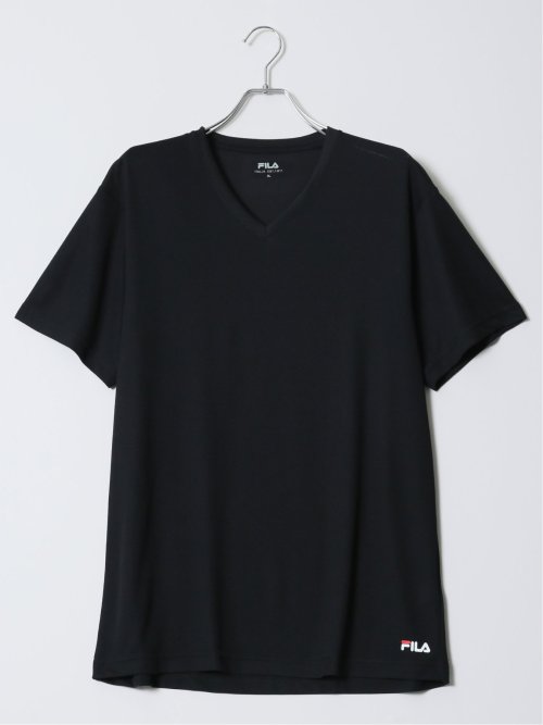 【大きいサイズ】フィラ/FILA エアーメッシュ Vネック半袖インナー 2枚組