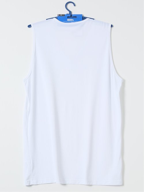 【大きいサイズ】ヒヤロン 接触冷感 アンダー Vネック ノースリーブ シャツ