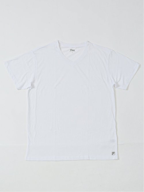 【大きいサイズ】フィラ/FILA 綿混 クルーネック半袖インナー 2枚組