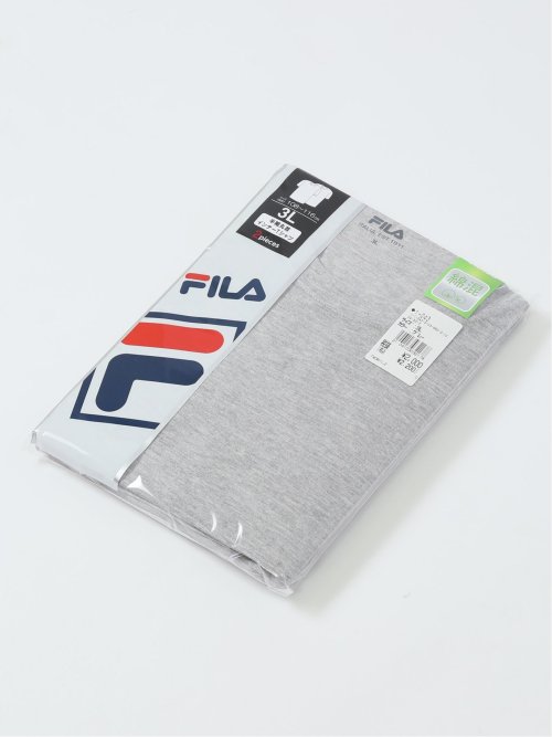 【大きいサイズ】フィラ/FILA 綿混 クルーネック半袖インナー 2枚組