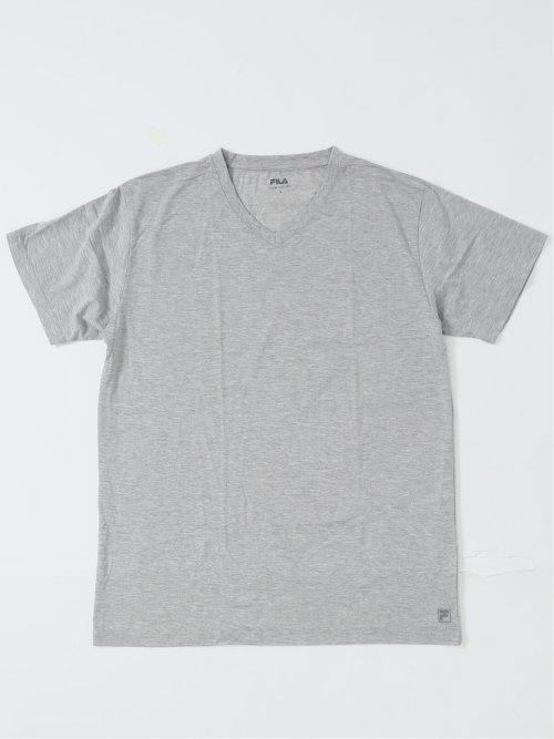【大きいサイズ】フィラ/FILA 綿混 クルーネック半袖インナー 2枚組