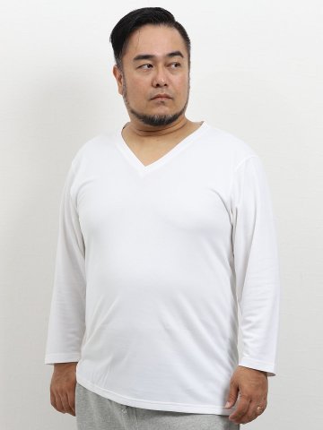 【大きいサイズ】ミズノ/MIZUNO ブレスサーモ アンダーＶネック長袖シャツ