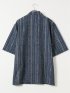 【大きいサイズ】ゆるリラ ストレッチ リラクシング上下セット ストライプ