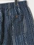 【大きいサイズ】ゆるリラ ストレッチ リラクシング上下セット ストライプ