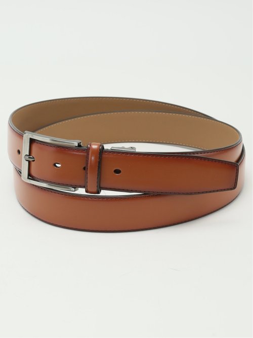 【大きいサイズ】グランバック/GRAND-BACK 艶スムース レザーベルト