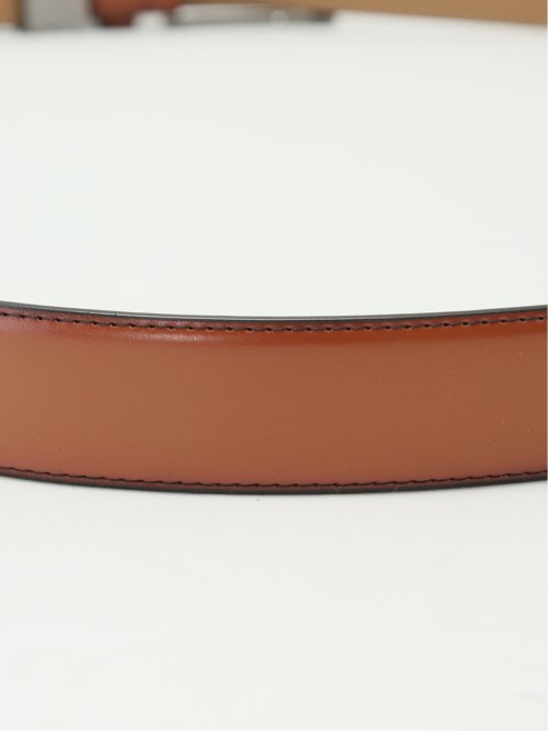 【大きいサイズ】グランバック/GRAND-BACK 艶スムース レザーベルト