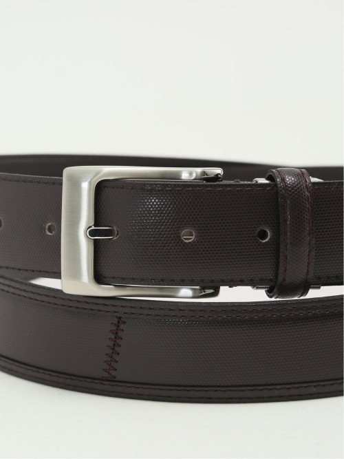 【大きいサイズ】キース/KIETH センターエンボス レザーベルト