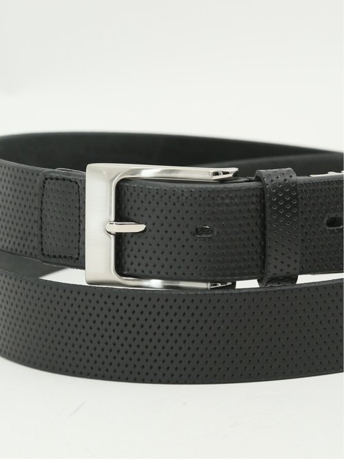 【大きいサイズ】キース/KIETH 日本製 ドット型押し オイルレザーベルト