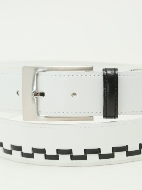 【大きいサイズ】キース/KIETH サイドライン レザーベルト