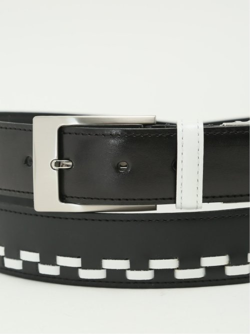 【大きいサイズ】キース/KIETH サイドライン レザーベルト