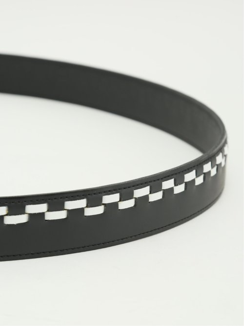 【大きいサイズ】キース/KIETH サイドライン レザーベルト