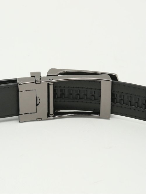 アジャストフリー アーガイル型押しベルト