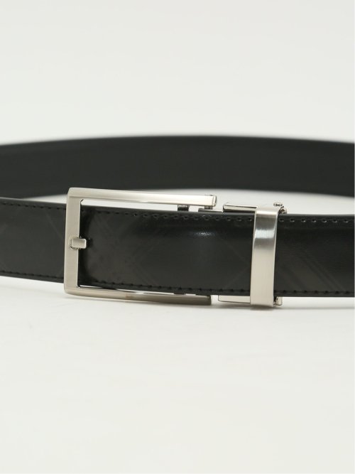 スマート アジャストフリー チェックプリント ベルト