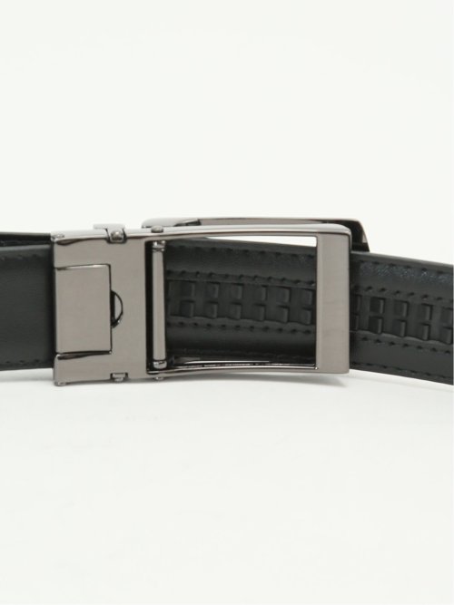 アジャストフリー アーガイル型押しベルト