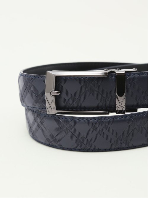 アジャストフリー チェック型押しベルト