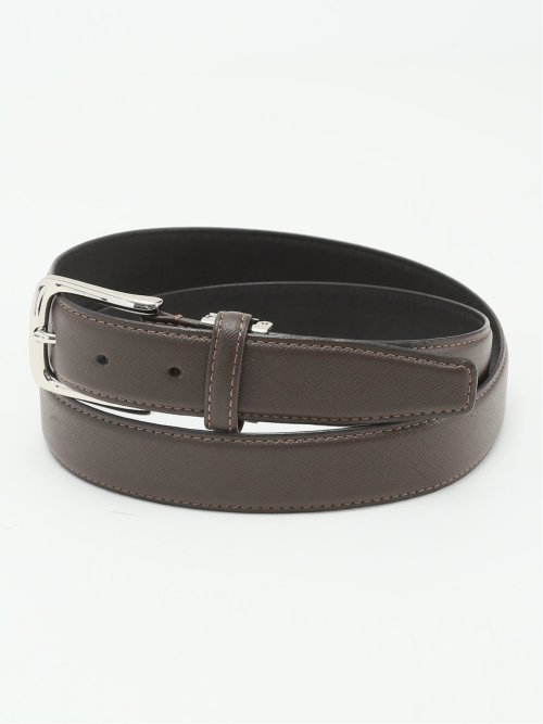 姫路レザー サフィアーノ型押しベルト